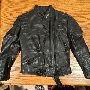 Boys authentic leather jacket